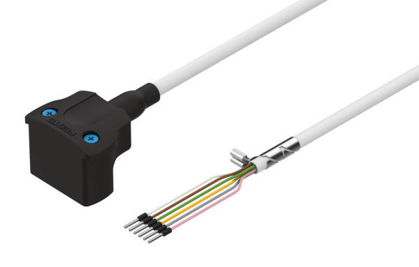Festo NEBM-S1W9-E-10-Q5-LE6 Motor cable 1450740 incl VAT