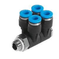 Festo QSLV4-G1/4-6 Multiple distributor 186245 incl VAT