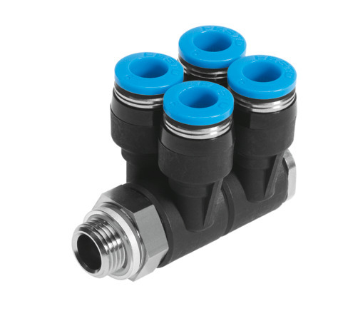 Festo QSLV4-G3/8-10 Multiple distributor 186250 incl VAT
