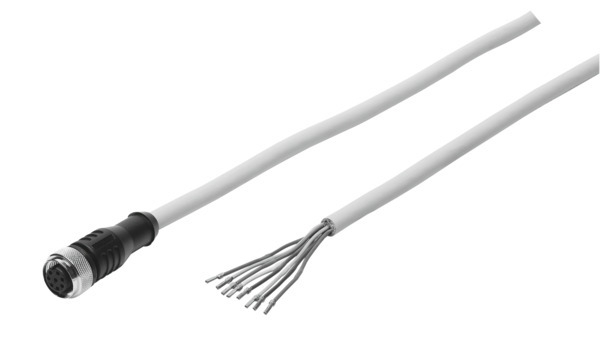 Festo SIM-M12-8GD-20-PU Plug socket with cable 5105632 incl VAT