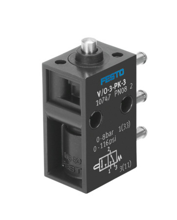 Festo V/O-3-PK-3 Stem actuated valve 10747 incl VAT