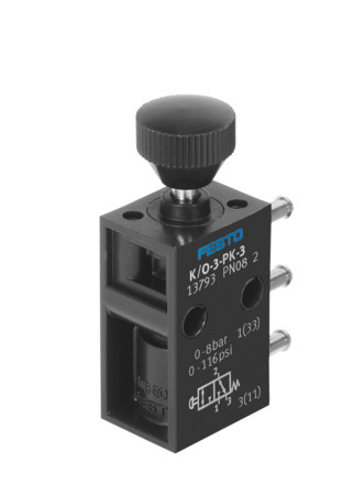 Festo K/O-3-PK-3 Pushbutton valve 13793 incl VAT