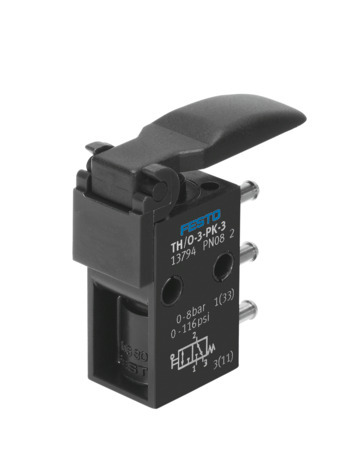 Festo TH/O-3-PK-3 Finger lever valve 13794 incl VAT