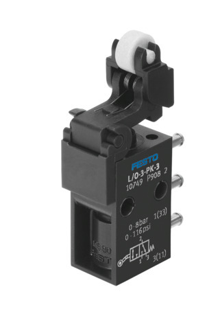 Festo L/O-3-PK-3 Toggle lever valve with idle return 10749 incl VAT