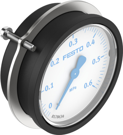 Festo PAGN-P-63-0.6M-G14-1-CPA Flanged pressure gauge 8178634 incl VAT