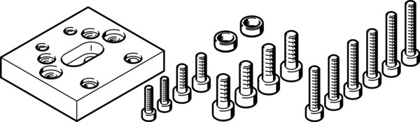 Festo HMSV-55 Adapter kit 548785 incl VAT