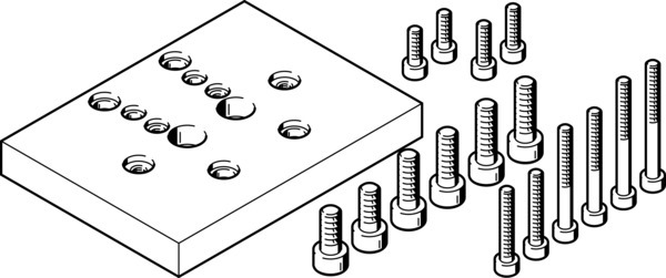 Festo HMSV-56 Adapter kit 548786 incl VAT