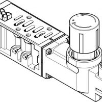 Festo VABF-S2-2-R1C2-C-10 Regulator plate 555772 incl VAT
