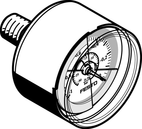 Festo VAM-40-V1/0-R1/8-E-RG Vacuum gauge 547842 incl VAT