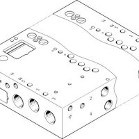 Festo VABM-L1-14W-G14-8-GR Manifold rail 573504 incl VAT