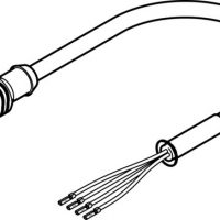 Festo NEBM-M12G4-RS-15-N-LE4 Motor cable 571907 incl VAT