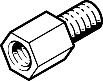 Festo NEAU-TA-M35-U4 Threaded sleeve 572608 incl VAT