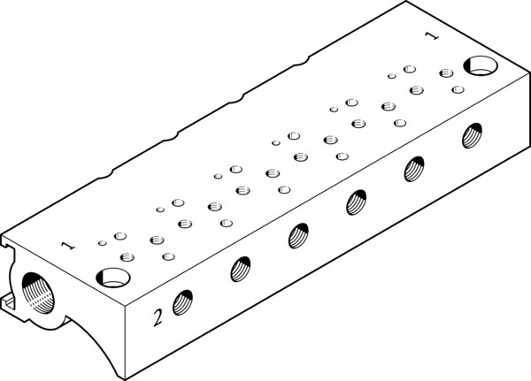 Festo MHA1-P10-2-M3 Manifold 197211 incl VAT