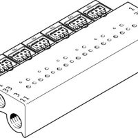 Festo MHP1-PR2-3-PI Manifold block 197212 incl VAT
