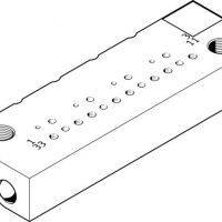 Festo MHP1-PR2-3-PI-PCB Manifold block 197242 incl VAT