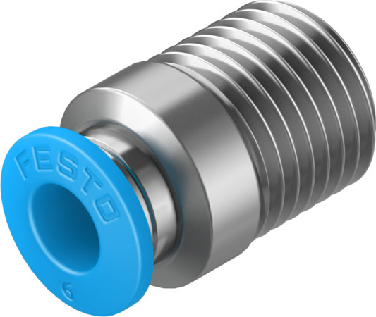 Festo QS-1/4-6-I-100 Push-in fitting 133193 Pack of 100 incl VAT