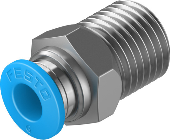 Festo QS-1/4-6-100 Push-in fitting 130677 Pack of 100 incl VAT