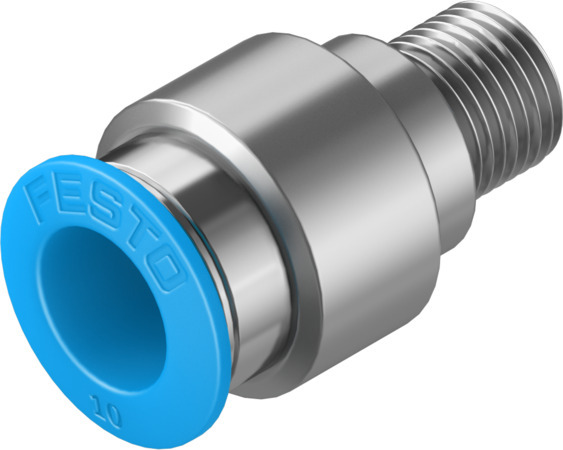 Festo QS-1/8-10-I Push-in fitting 190647 Pack of 10 incl VAT