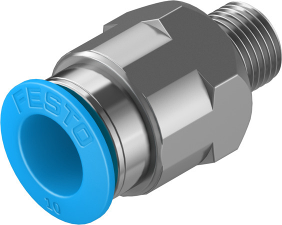 Festo QS-1/8-10 Push-in fitting 190643 Pack of 10 incl VAT