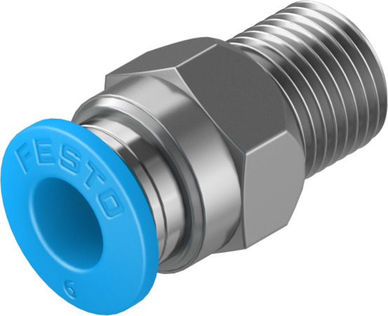 Festo QS-1/8-6-100 Push-in fitting 130675 Pack of 100 incl VAT