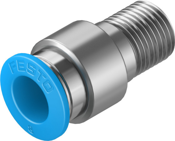 Festo QS-1/8-8-I-50 Push-in fitting 133187 Pack of 50 incl VAT
