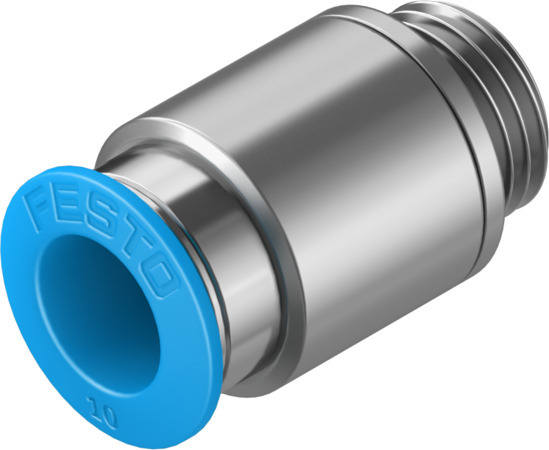 Festo QS-G1/4-10-I Push-in fitting 186112 Pack of 10 incl VAT