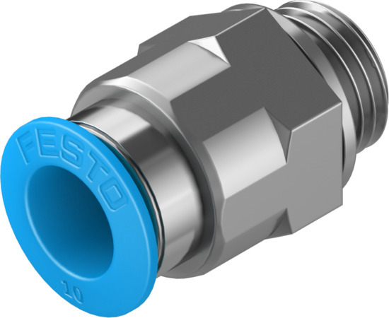 Festo QS-G1/4-10 Push-in fitting 186101 Pack of 10 incl VAT