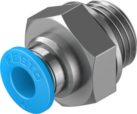 Festo QS-G1/4-6-100 Push-in fitting 132039 Pack of 100 incl VAT