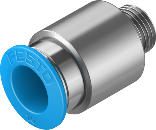 Festo QS-G1/8-10-I-100 Push-in fitting 133000 Pack of 100 incl VAT