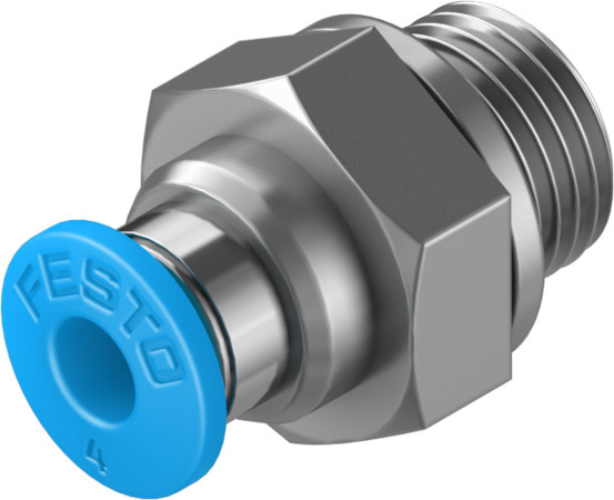 Festo QS-G1/8-4-100 Push-in fitting 132036 Pack of 100 incl VAT