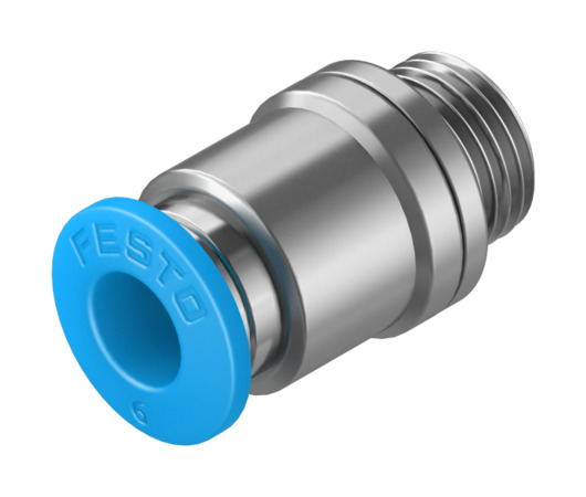 Festo QS-G1/8-6-I Push-in fitting 186107 Pack of 10 incl VAT