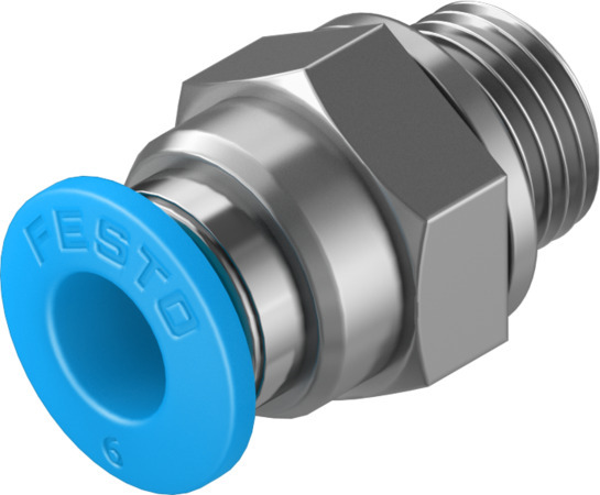 Festo QS-G1/8-6 Push-in fitting 186096 Pack of 10 incl VAT