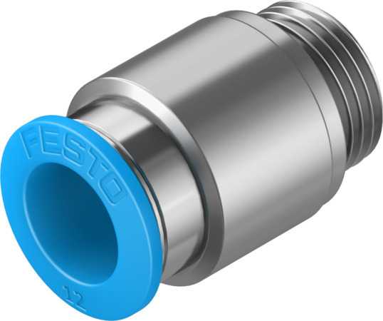 Festo QS-G3/8-12-I Push-in fitting 186114 Pack of 10 incl VAT