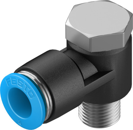 Festo QSLV-1/8-8-50 Push-in L-fitting 130751 Pack of 50 incl VAT