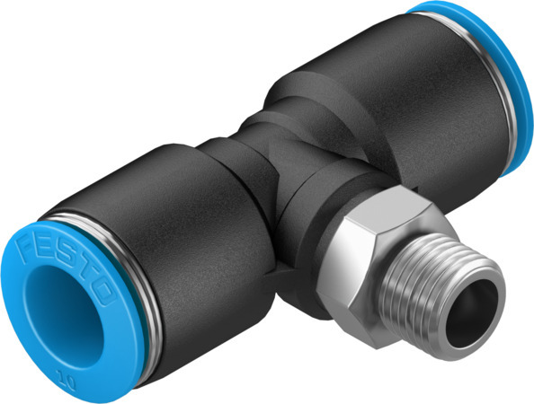 Festo QST-1/8-10 Push-in T-fitting 190667 Pack of 10 incl VAT