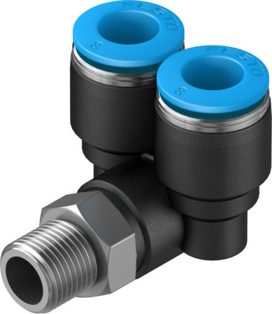 Festo QSYL-1/8-8 Push-in Y-fitting 153175 incl VAT