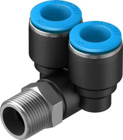 Festo QSYL-3/8-12 Push-in Y-fitting 153180 incl VAT