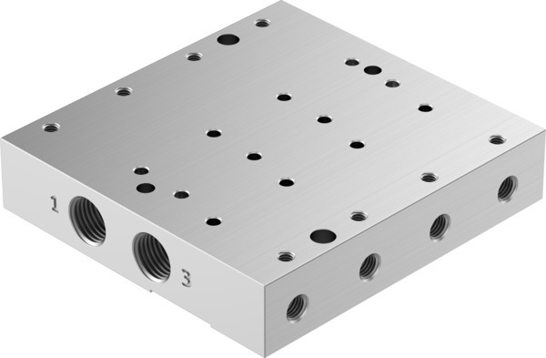 Festo VABM-P7-18M-G18-M5-4 Manifold rail 8076386 incl VAT