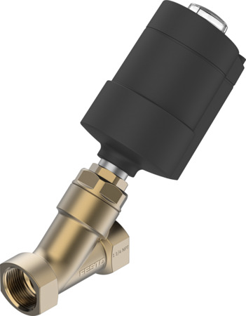 Festo VZXA-A-TS7-11/4"-M6-B1T-16-K-75-20-PR-P Angle seat valve 8111601 incl VAT