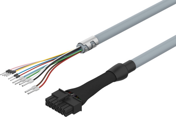 Festo NEBM-L10G14-EH-2.5-Q7N-LE12 Motor cable 8181666 incl VAT