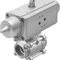 Festo VZBA-1"-GG-63-T-22-F0405-V4V4T-PS30-R-90 Ball valve actuator unit 1758073 incl VAT