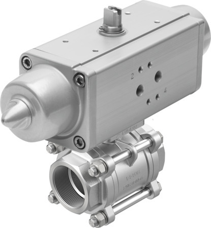 Festo VZBA-1/2"-GG-63-T-22-F0304-V4V4T-PS15-R- Ball valve actuator unit 1758071 incl VAT