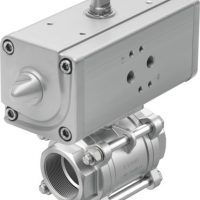 Festo VZBA-1"-GG-63-T-22-F0405-V4V4T-PP30-R-90 Ball valve actuator unit 1809655 incl VAT