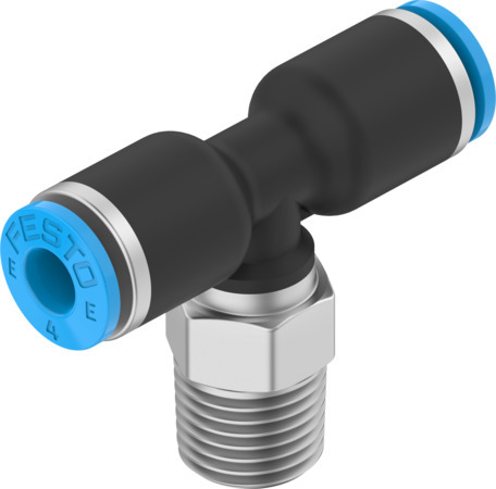 Festo NPQE-T-R18-Q4-P10 Push-in T-fitting 8113051 Pack of 10 incl VAT