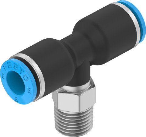 Festo NPQE-T-R18-Q6-P10 Push-in T-fitting 8113052 Pack of 10 incl VAT
