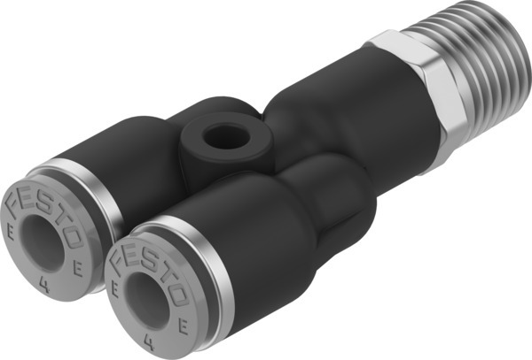 Festo NPQE-Y-R18-Q4-P10 Push-in Y-fitting 8113079 Pack of 10 incl VAT