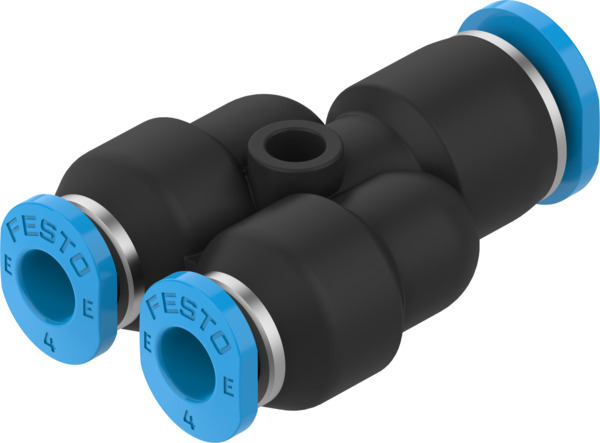Festo NPQE-Y-Q6-Q4-P10 Push-in Y-connector 8113158 Pack of 10 incl VAT