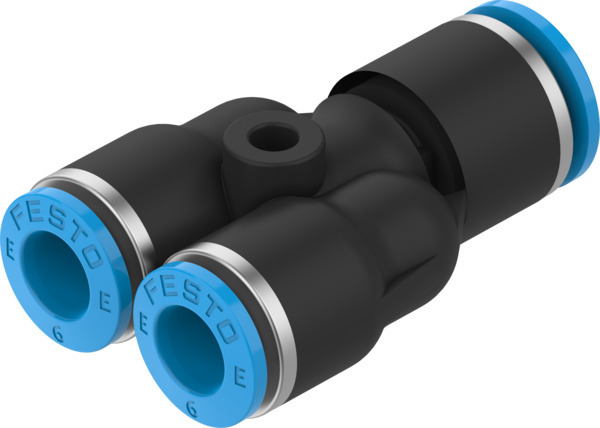Festo NPQE-Y-Q8-Q6-P10 Push-in Y-connector 8113161 Pack of 10 incl VAT