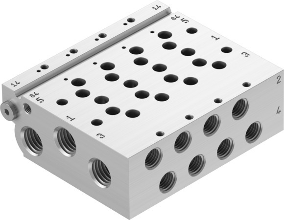 Festo VABM-L1-14W-G14-4 Manifold rail 566644 incl VAT