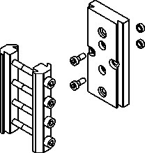Festo HMSV-28 Adapter kit 177768 incl VAT